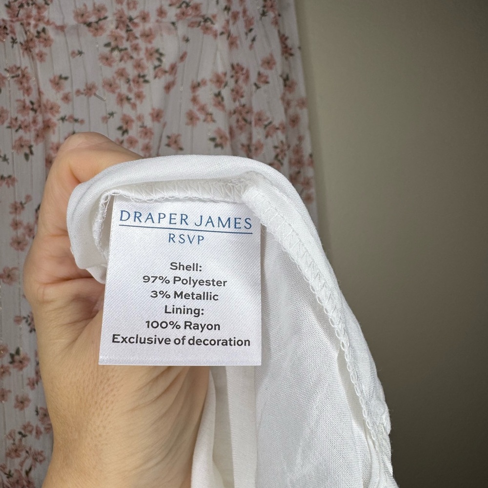 Draper James Pink Floral Ruffle Dress - Picture 4 of 6